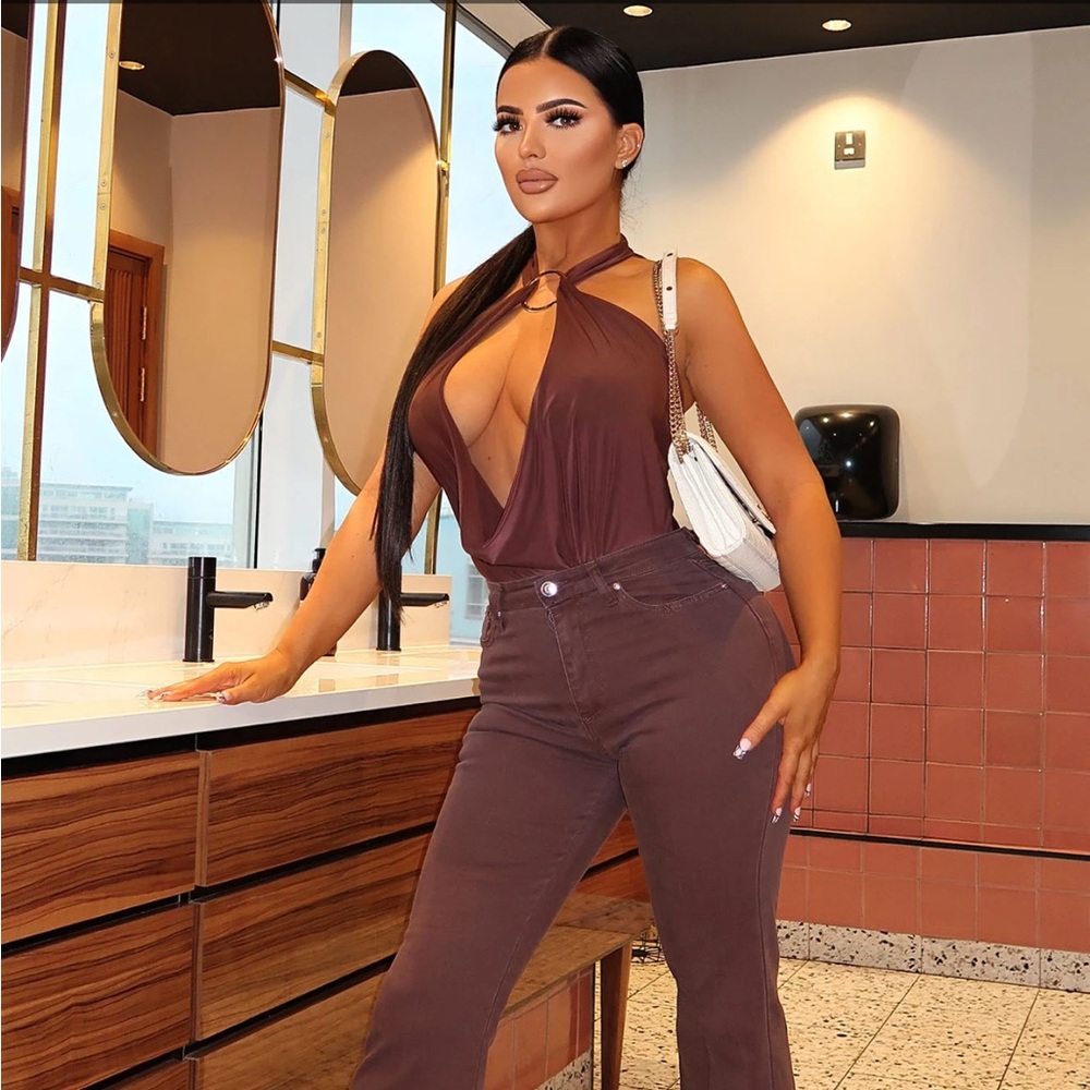 Too Good To Be Bad Bodysuit - Brown